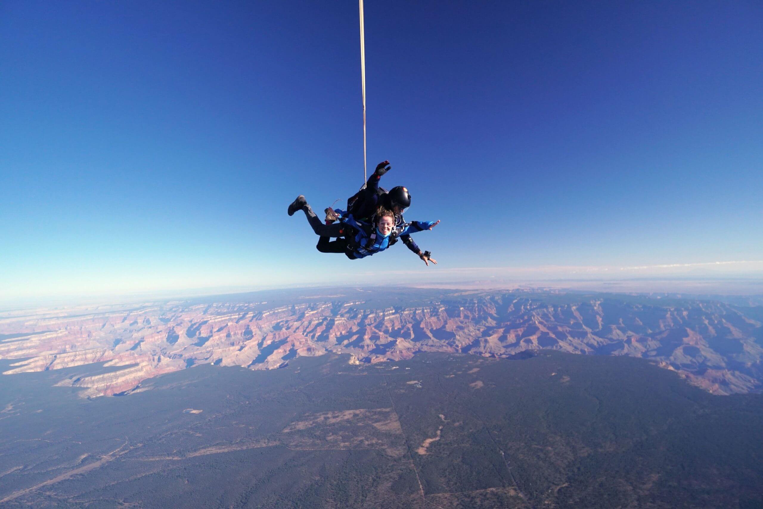 Skydive the Grand Canyon The First & Only Place You Can Skydive ...